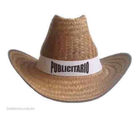Sombrero rodeo publicitario